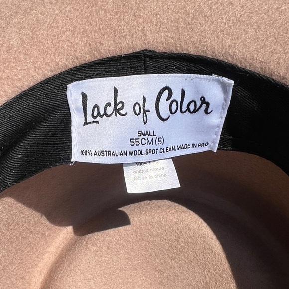 LACK OF COLOR ZULU WOMEN'S HAT SIZE 55 CM SMALL COLOR SAND - Picture 4 of 5